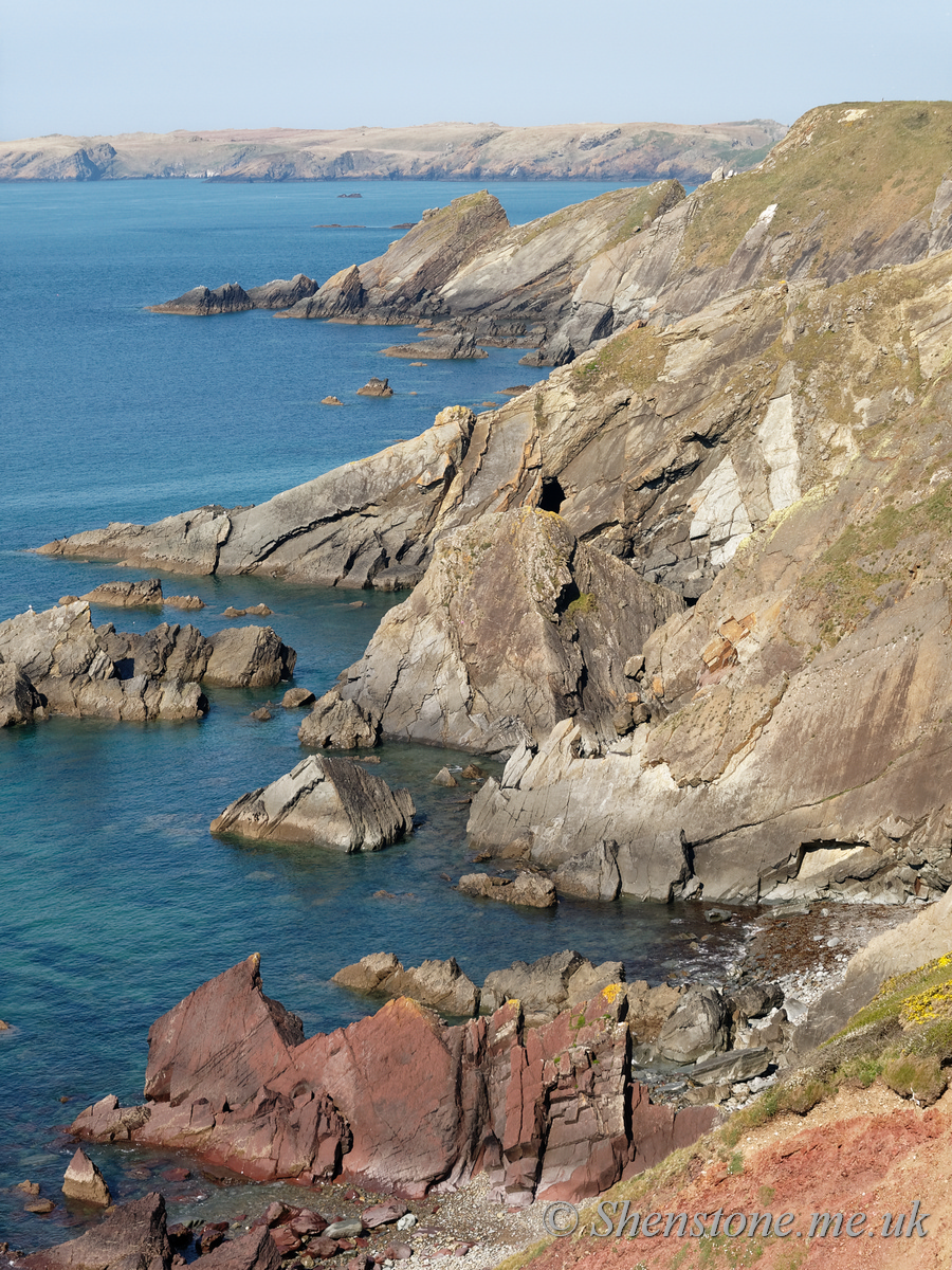 ORS and Silurian rocks of Albion Bay, Marloes, Marloes, Pembrokeshire