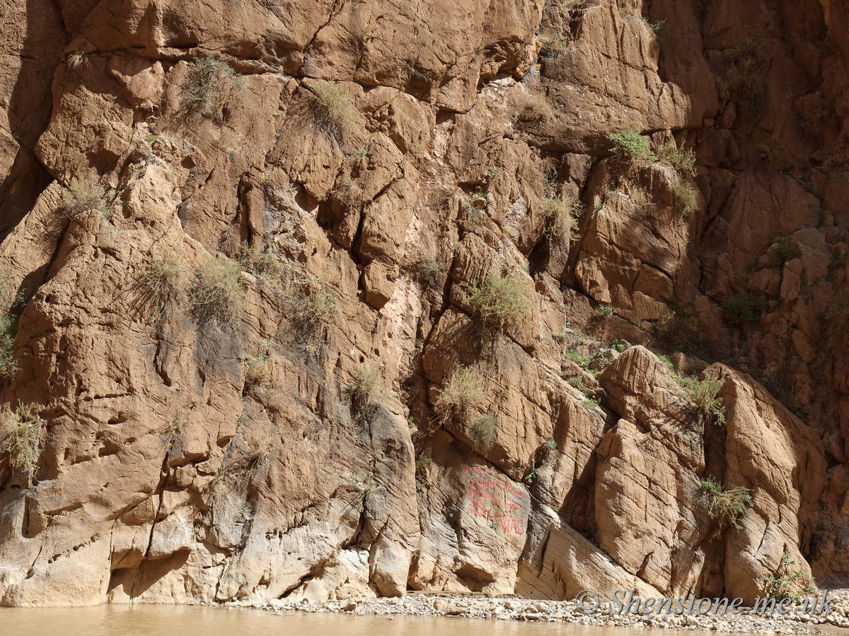 Bathonian (Jurassic) Limestone in the Todra Gorge