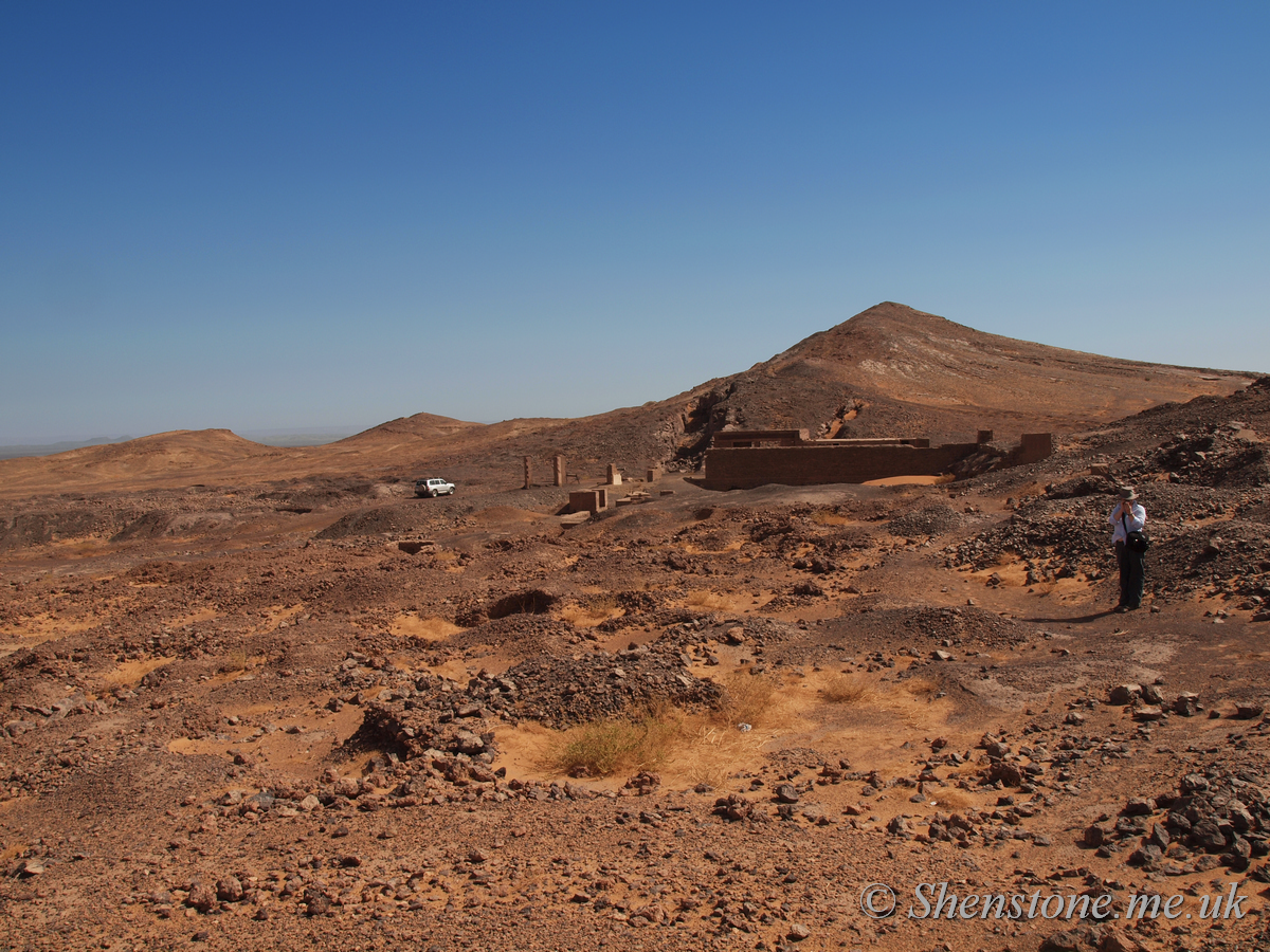 Lead and Zinc Mining site near Merzouga (now worked for crystals)