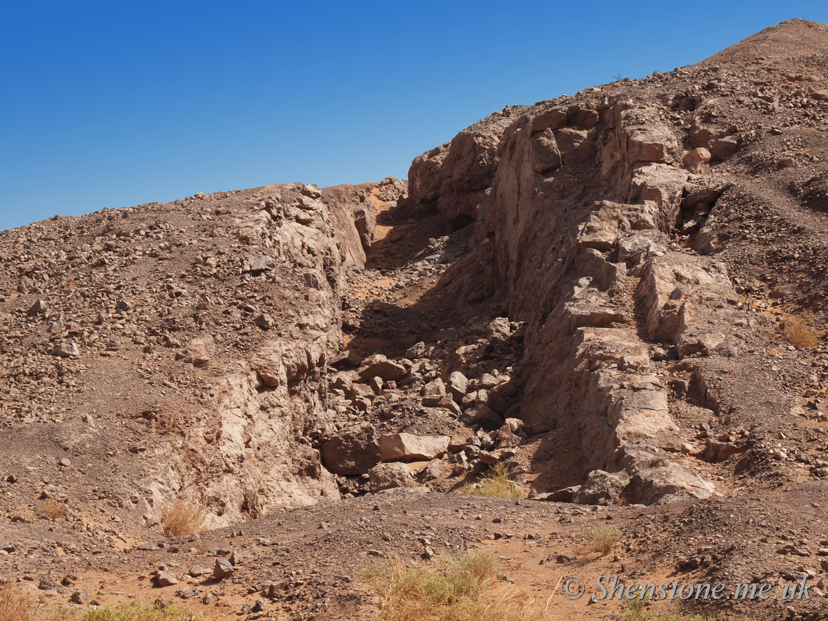 Lead and Zinc Mining site near Merzouga (now worked for crystals)