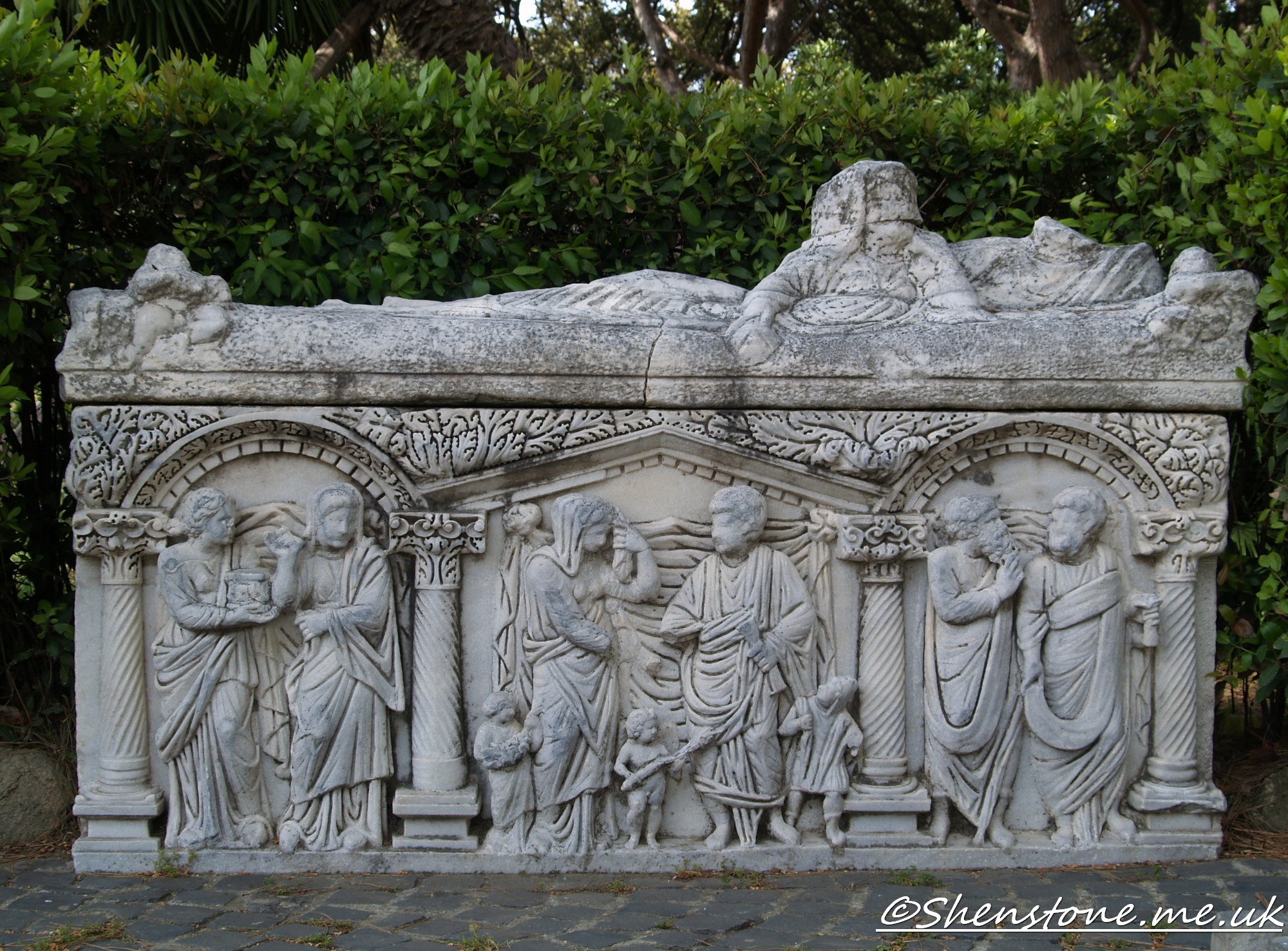 Sarcophagus, Ostia Antica, Italy