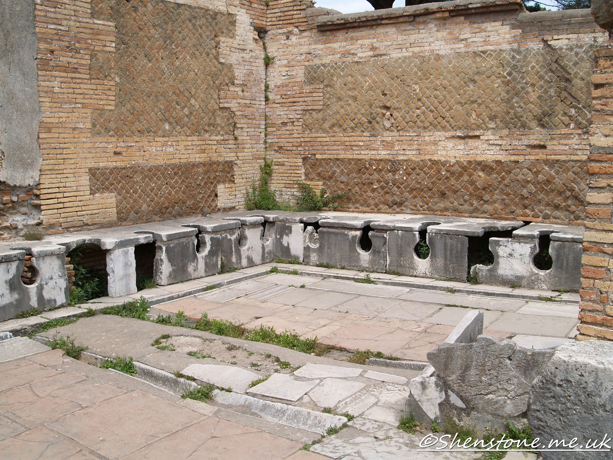 Toilets, Ostia Antica, Italy