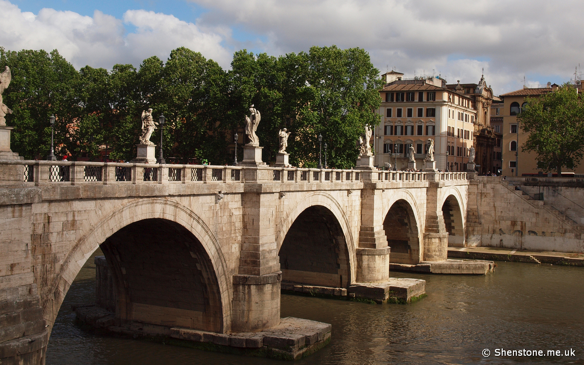 Tiber Bridge, Rome, Italy