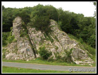 Carboniferous
                        Limestone at the Rock of Ages in Burrington
                        coombe, Mendip UK