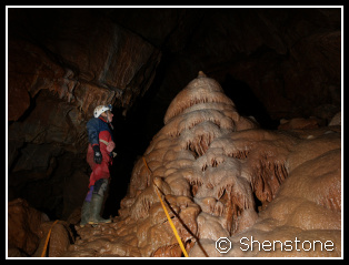 Stalactites,
                        Shatter Cave, Mendip